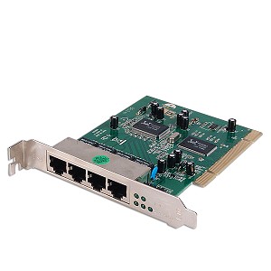Carte Routeur PCI ASOUND AL500P switch 4 ports